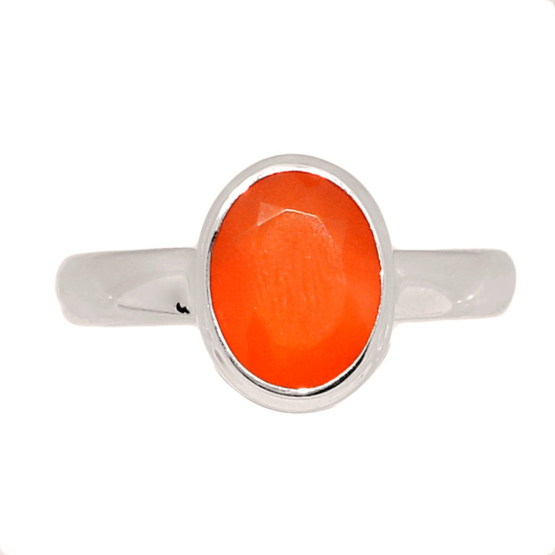 Carnelian Faceted Ring - CRFR385