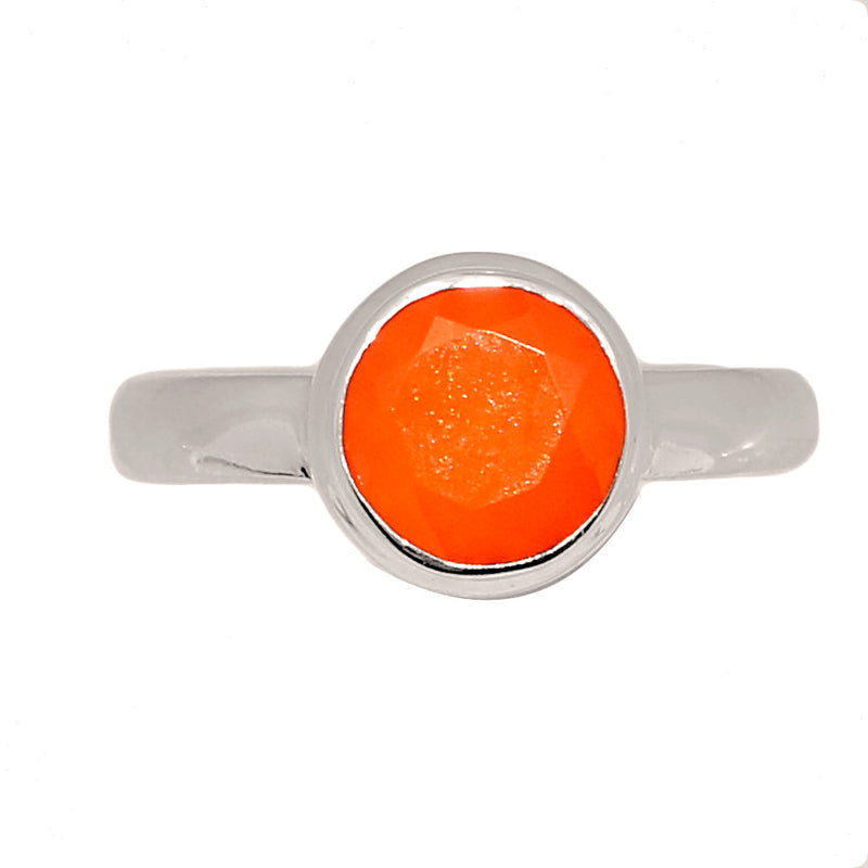 Carnelian Faceted Ring - CRFR387