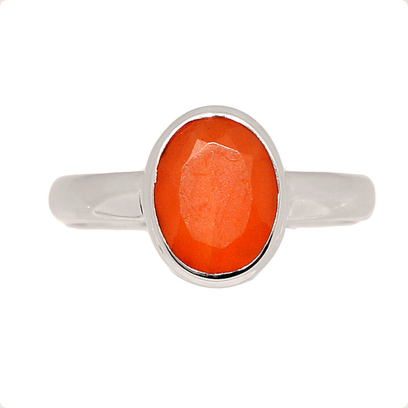 Carnelian Faceted Ring - CRFR389