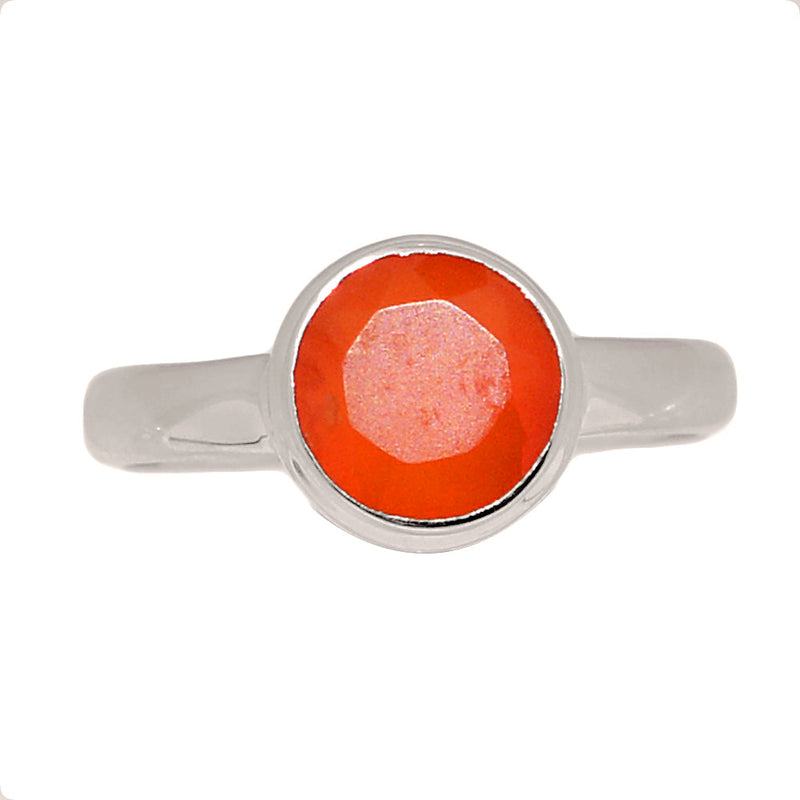 Carnelian Faceted Ring - CRFR391