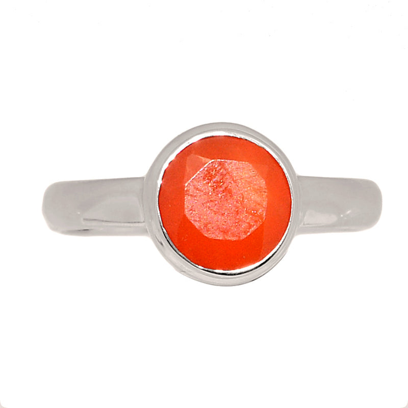Carnelian Faceted Ring - CRFR394