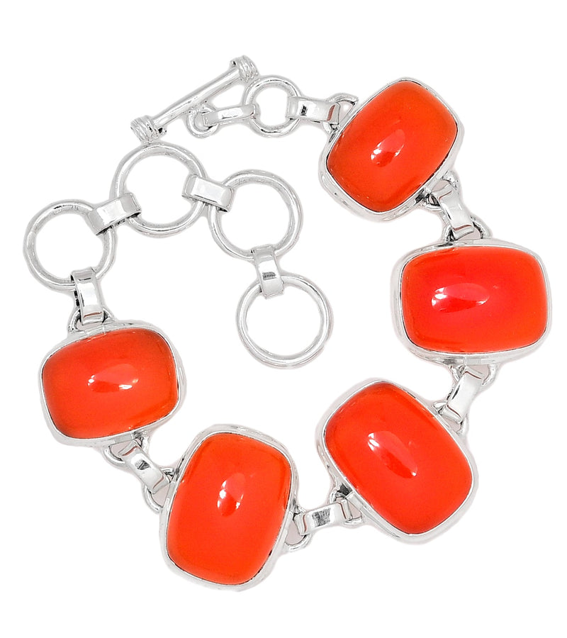 7.3" Carnelian Bracelets - CRNB122