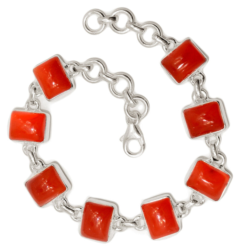 8" Carnelian Bracelets - CRNB177