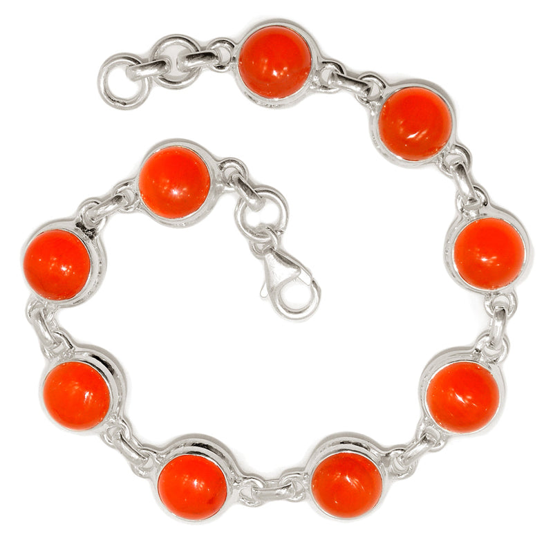 8.2" Carnelian Bracelets - CRNB179