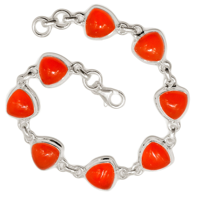 8" Carnelian Bracelets - CRNB180