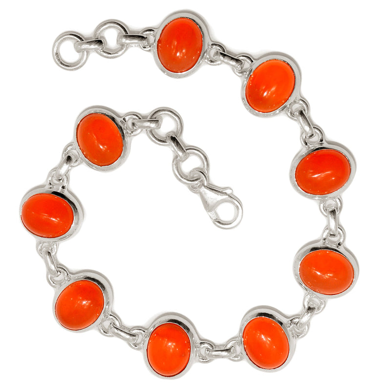 8.2" Carnelian Bracelets - CRNB181