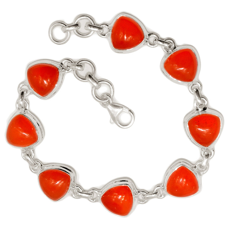 8.2" Carnelian Bracelets - CRNB182