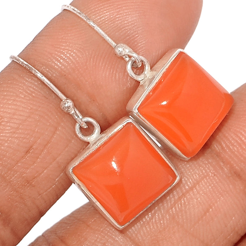 1.2" Carnelian Earrings - CRNE655