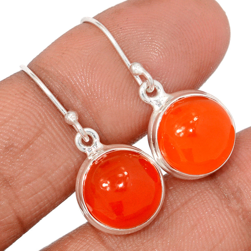 1.2" Carnelian Earrings - CRNE860