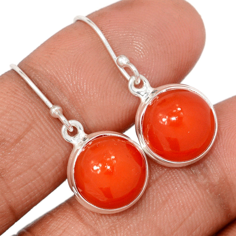 1.2" Carnelian Earrings - CRNE862