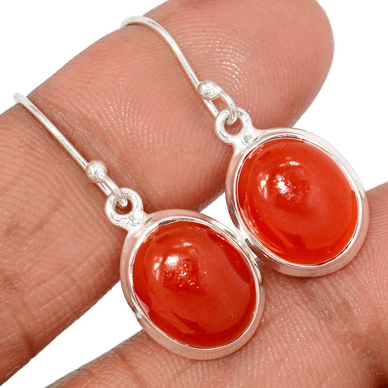 1.2" Carnelian Earrings - CRNE865