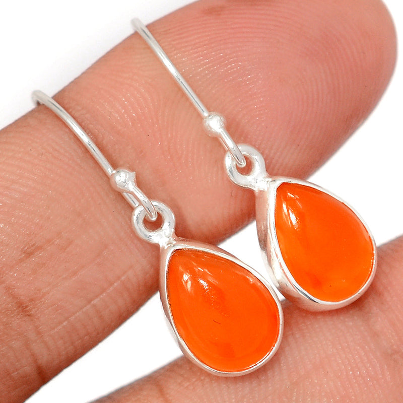 1.2" Carnelian Earrings - CRNE918