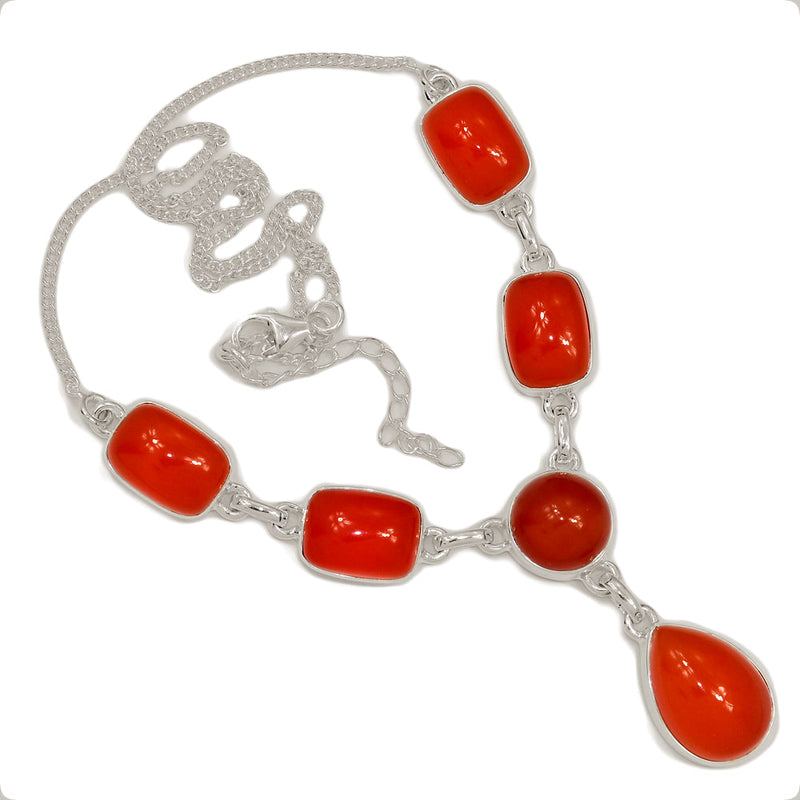 18" Carnelian Necklaces - CRNN32
