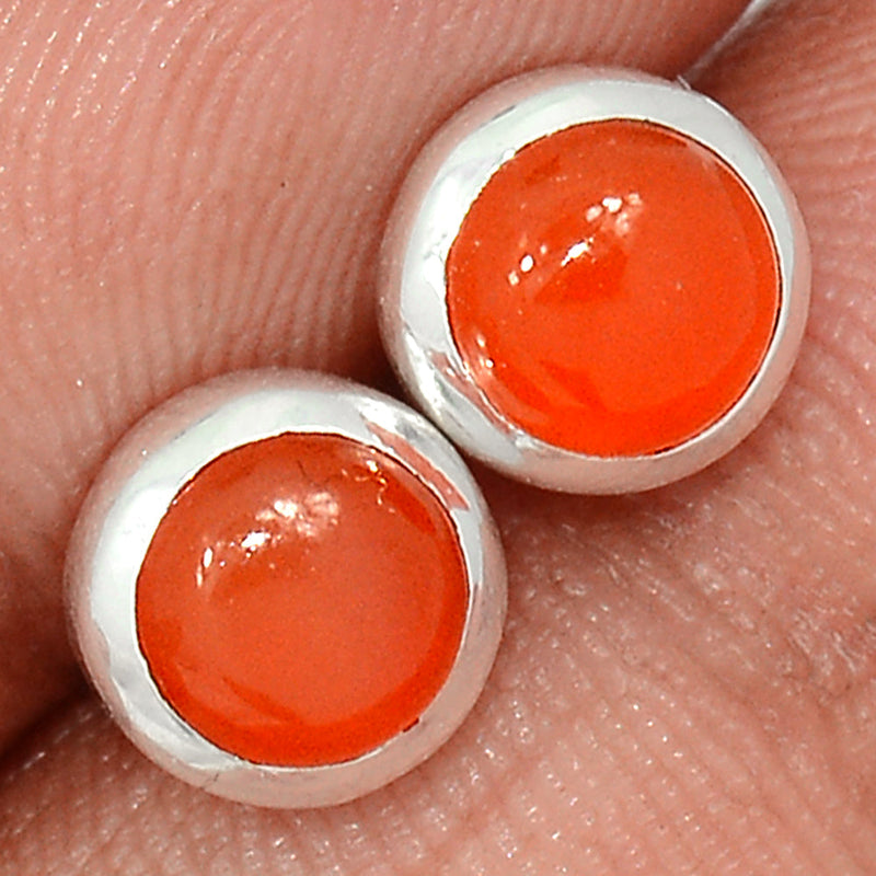 Carnelian Studs - CRNS579