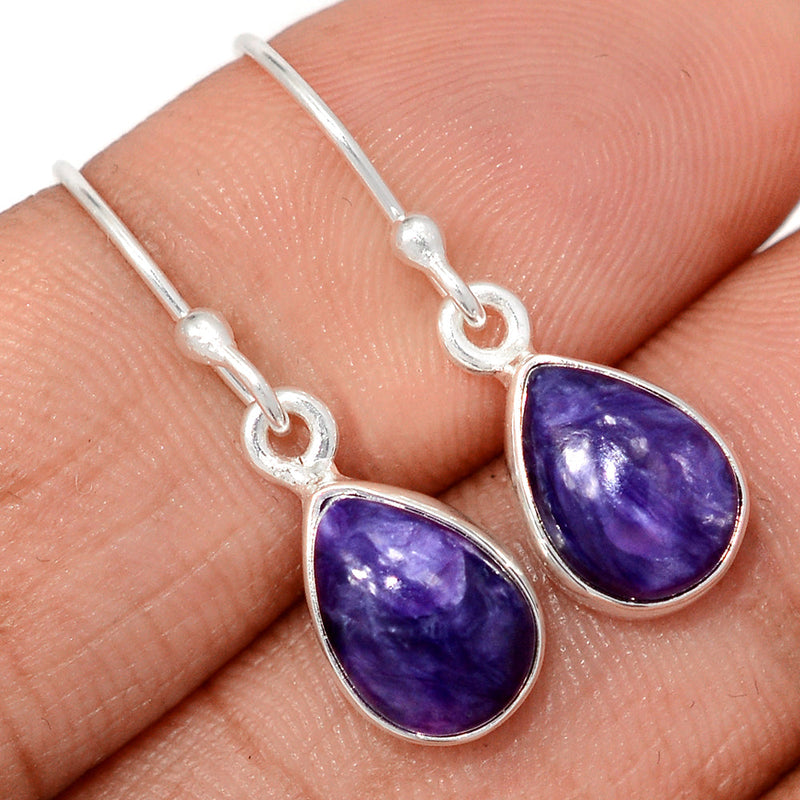 1.1" Charoite Earrings - CROE1192