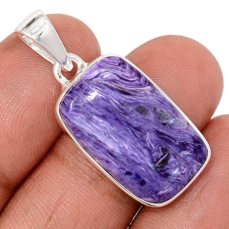 1.3" Charoite Pendants - CROP10