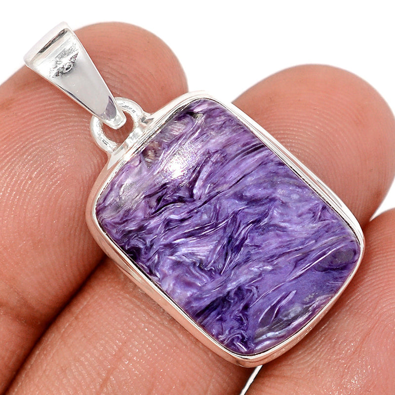1.3" Charoite Pendants - CROP12