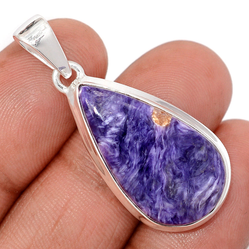 1.6" Charoite Pendants - CROP13