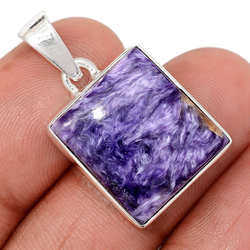 1.2" Charoite Pendants - CROP16