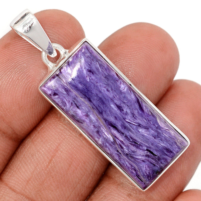 1.7" Charoite Pendants - CROP1