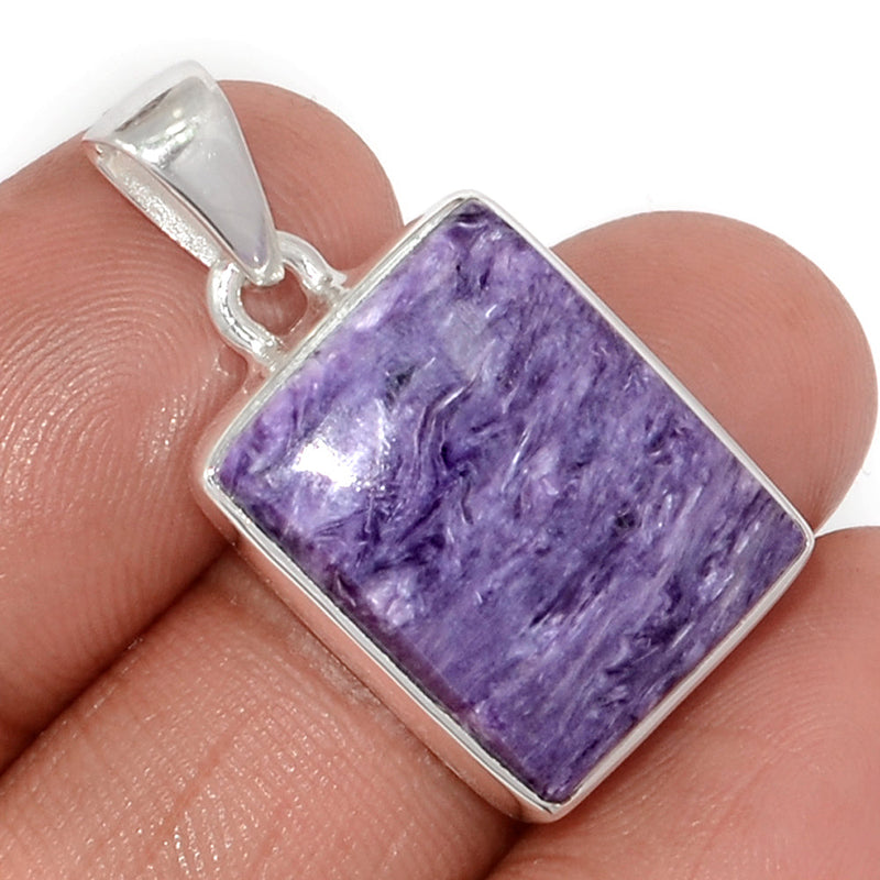 1.2" Charoite Pendants - CROP2251