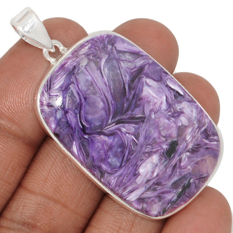 2" Extra Large - Charoite Pendants - CROP2268