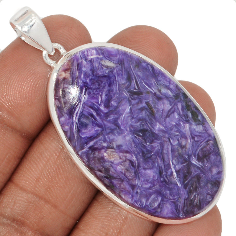 2.2" Extra Large - Charoite Pendants - CROP2270
