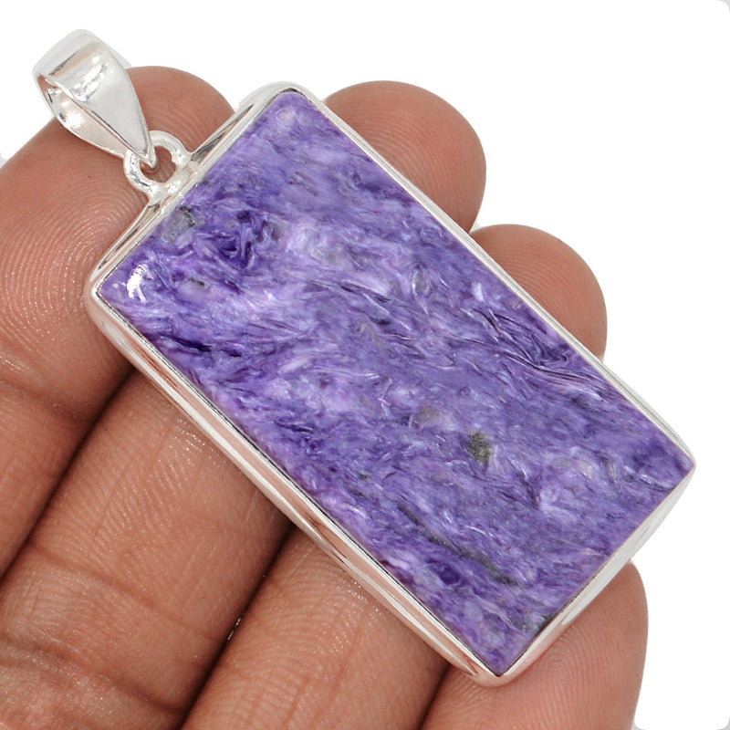 2.2" Extra Large - Charoite Pendants - CROP2274