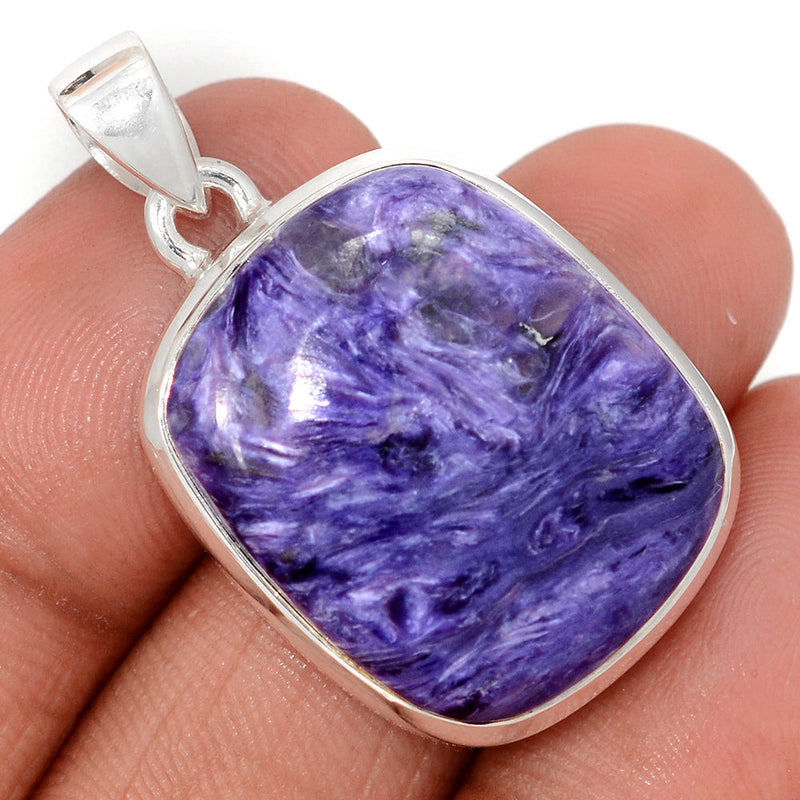 1.5" Charoite Pendants - CROP2292