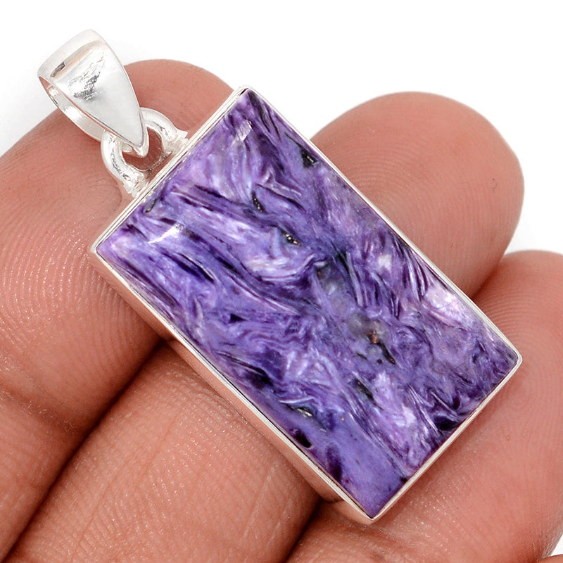 1.5" Charoite Pendants - CROP2298