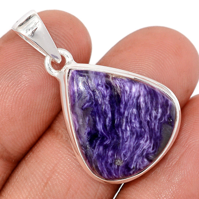 1.3" Charoite Pendants - CROP22