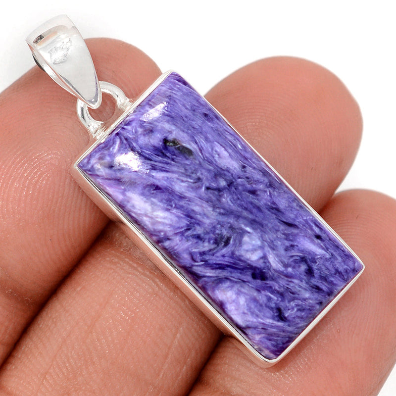 1.5" Charoite Pendants - CROP2304