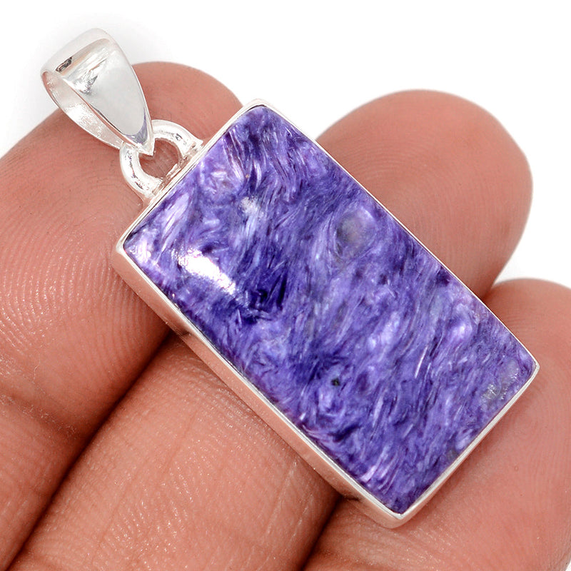 1.5" Charoite Pendants - CROP2325