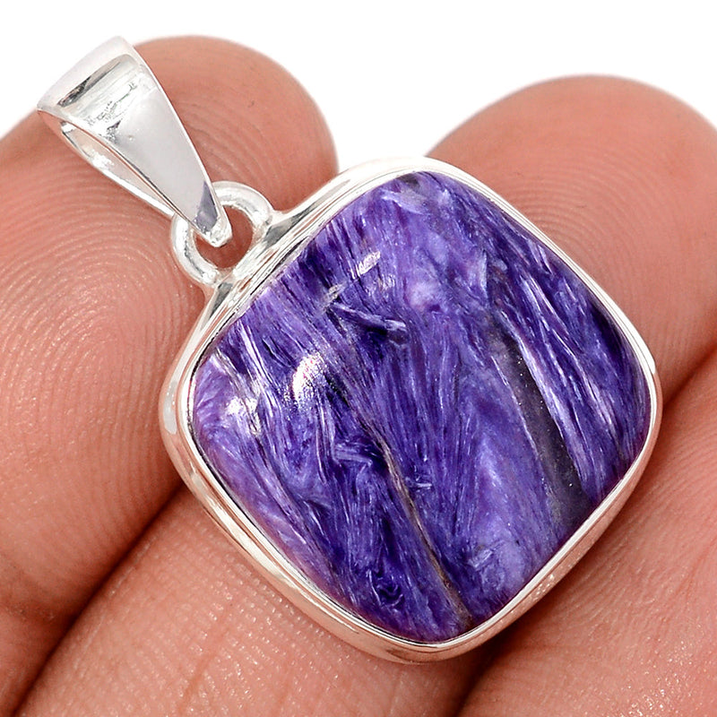 1.2" Charoite Pendants - CROP24