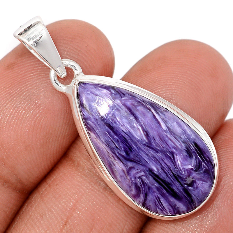 1.5" Charoite Pendants - CROP5