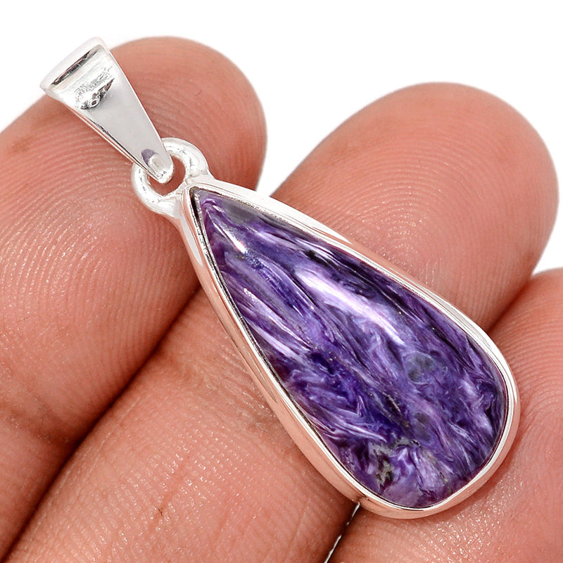 1.5" Charoite Pendants - CROP7