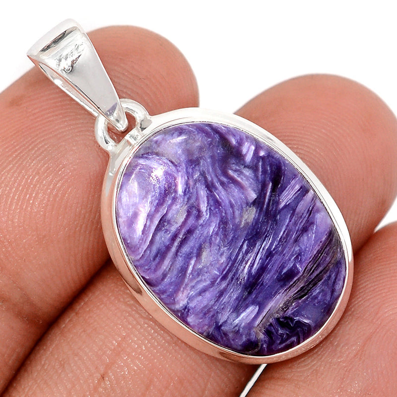 1.3" Charoite Pendants - CROP9