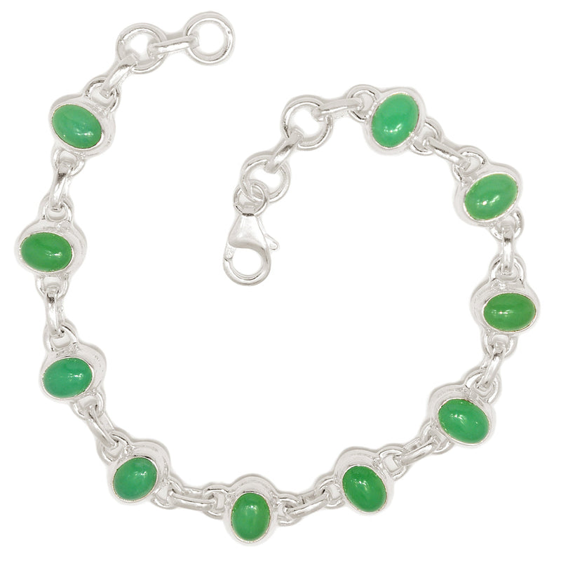 8" Chrysoprase Bracelets - CRPB50