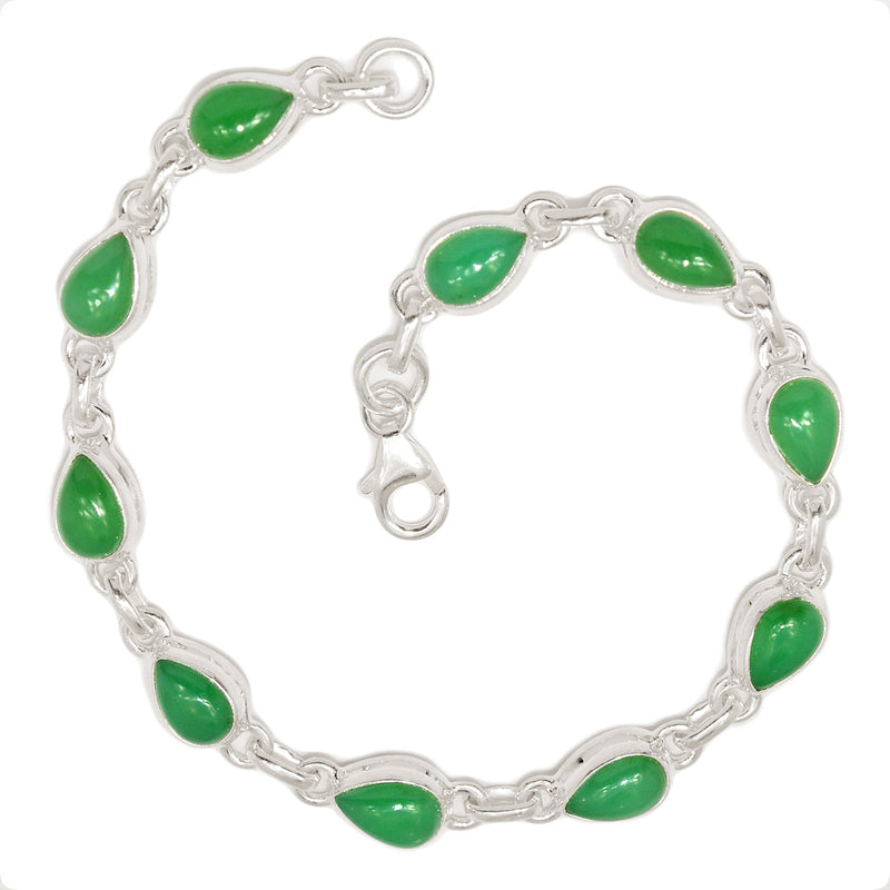 8.6" Chrysoprase Bracelets - CRPB52