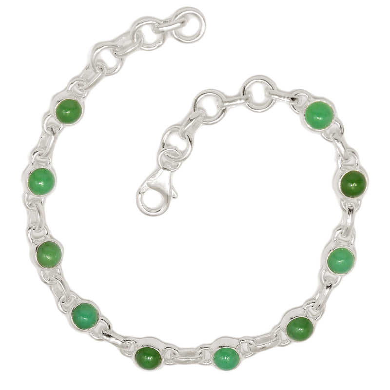 8.1" Chrysoprase Bracelets - CRPB54