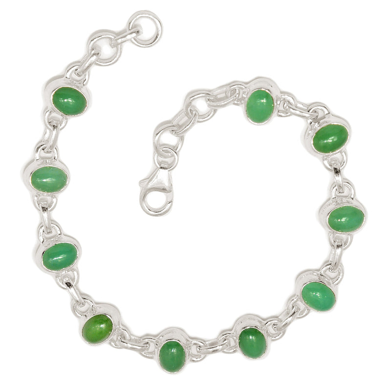 8" Chrysoprase Bracelets - CRPB55