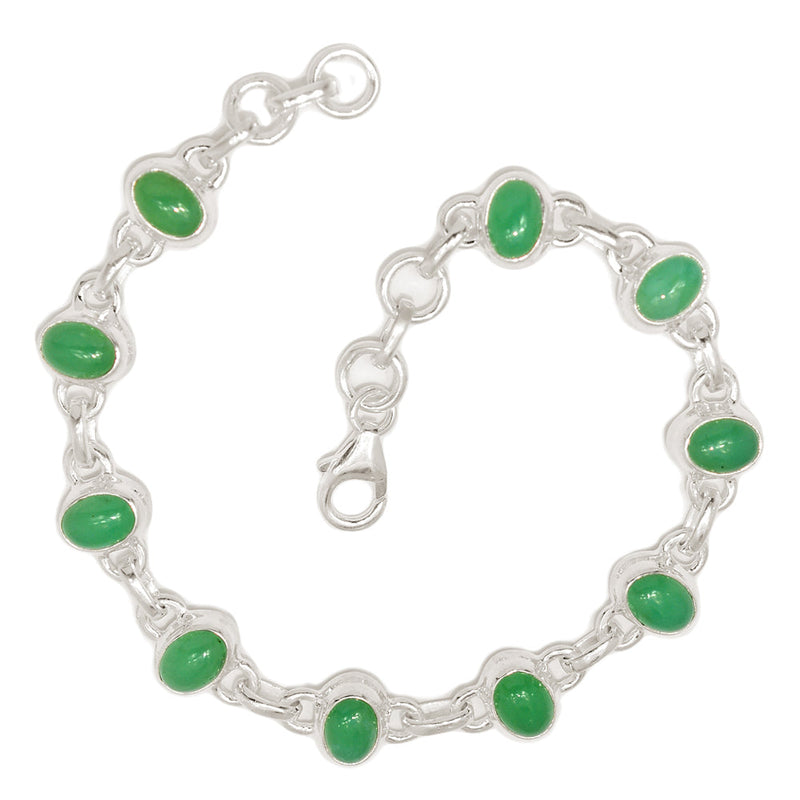 8" Chrysoprase Bracelets - CRPB60
