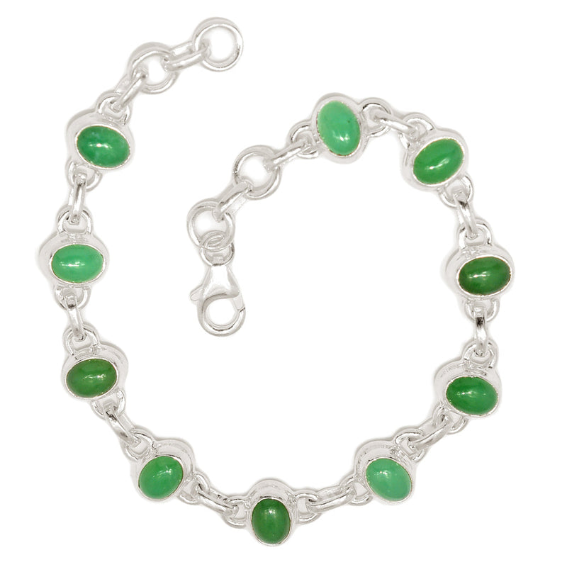 8" Chrysoprase Bracelets - CRPB61