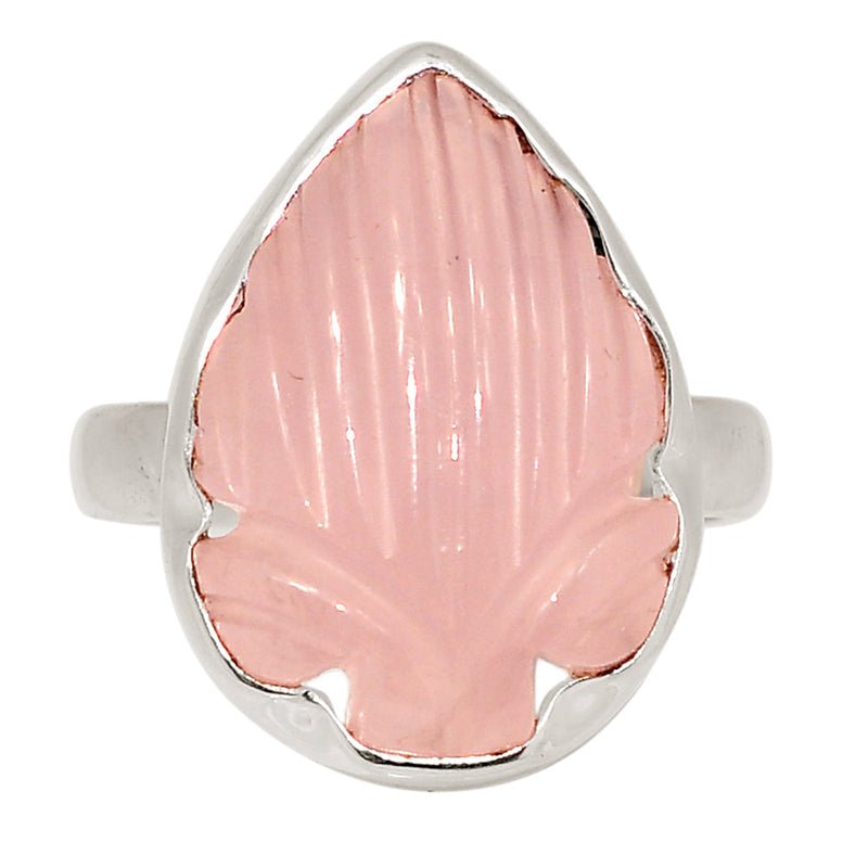 Carving Rose Quartz Ring - CRQR80
