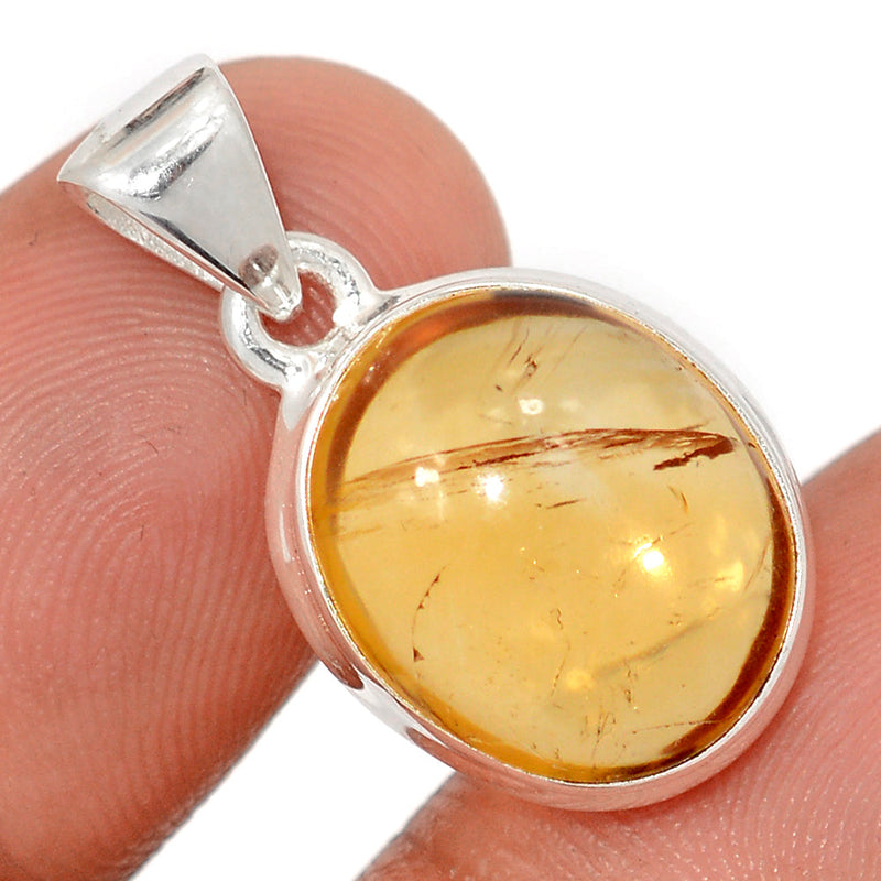 1" Citrine Cabochon Pendants - CTCP892
