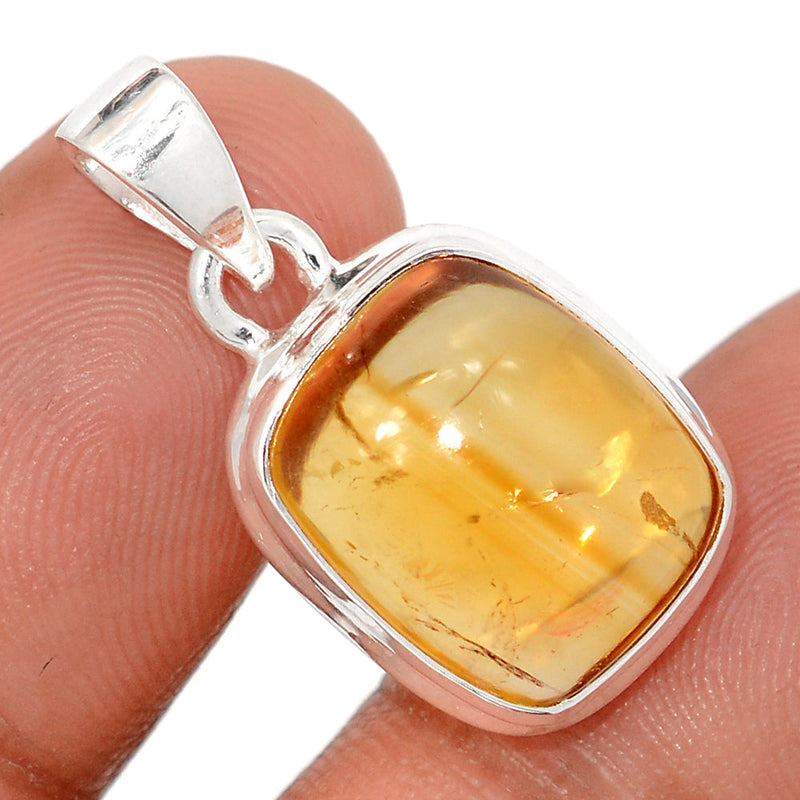 1.1" Citrine Cabochon Pendants - CTCP893
