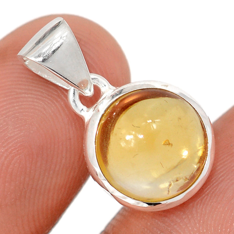 0.8" Citrine Cabochon Pendants - CTCP896