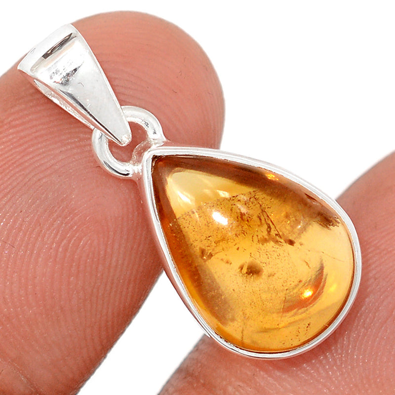 1.1" Citrine Cabochon Pendants - CTCP917