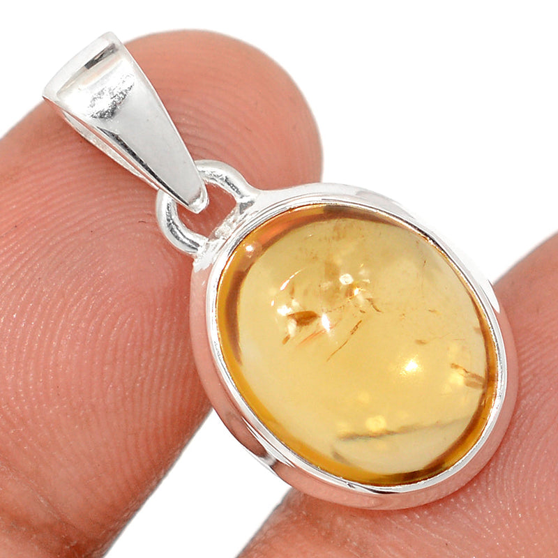 1.1" Citrine Cabochon Pendants - CTCP918