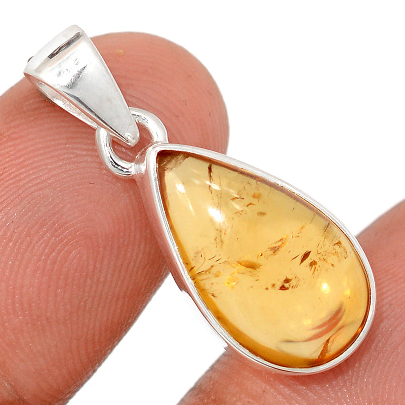 1.1" Citrine Cabochon Pendants - CTCP919